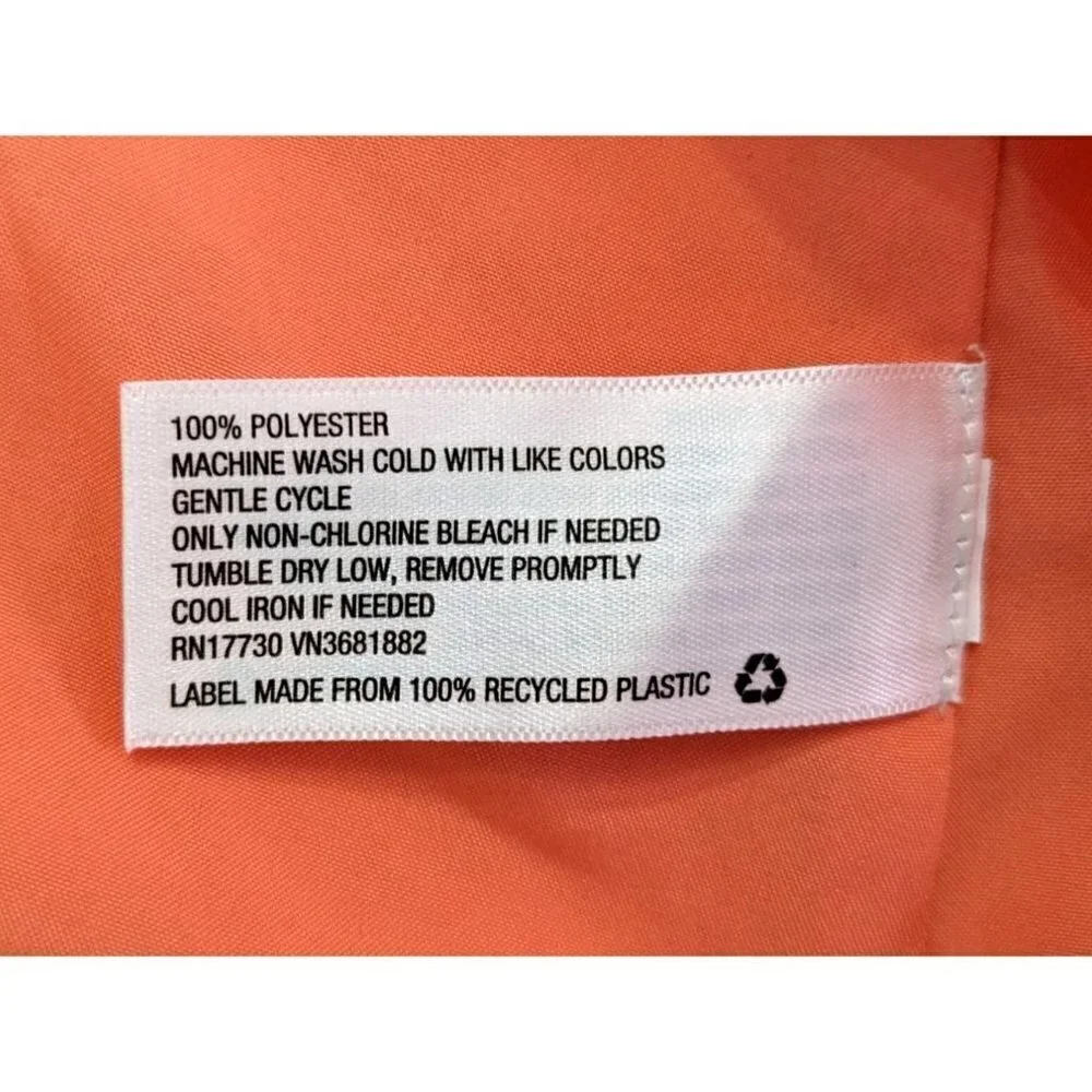 LILLY PULITZER for Target Coral Giraffing Me Crazy Satin Flounce SunDress Sz XS - Picture 6 of 8